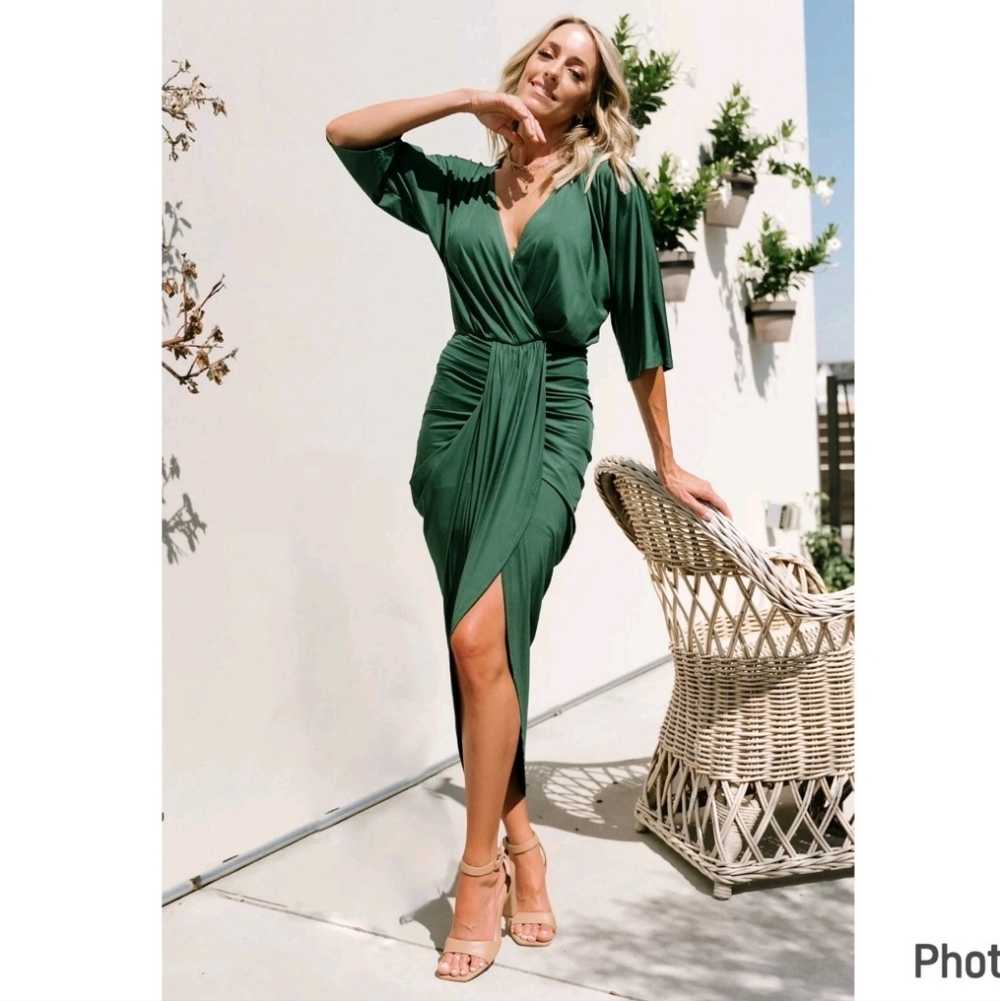 Baltic Born Green Midi Dress